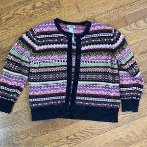 Vintage Tiara Patterned Cardigan